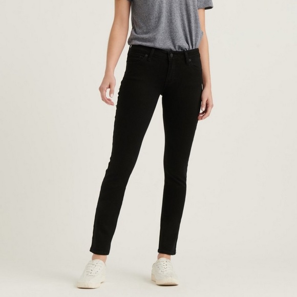 3 for $30 | Lucky Brand Lolita Capri Skinny Jeans in Black - Picture 1 of 8